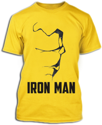 アイアンマン ミニマルTシャツデザイン 壁紙