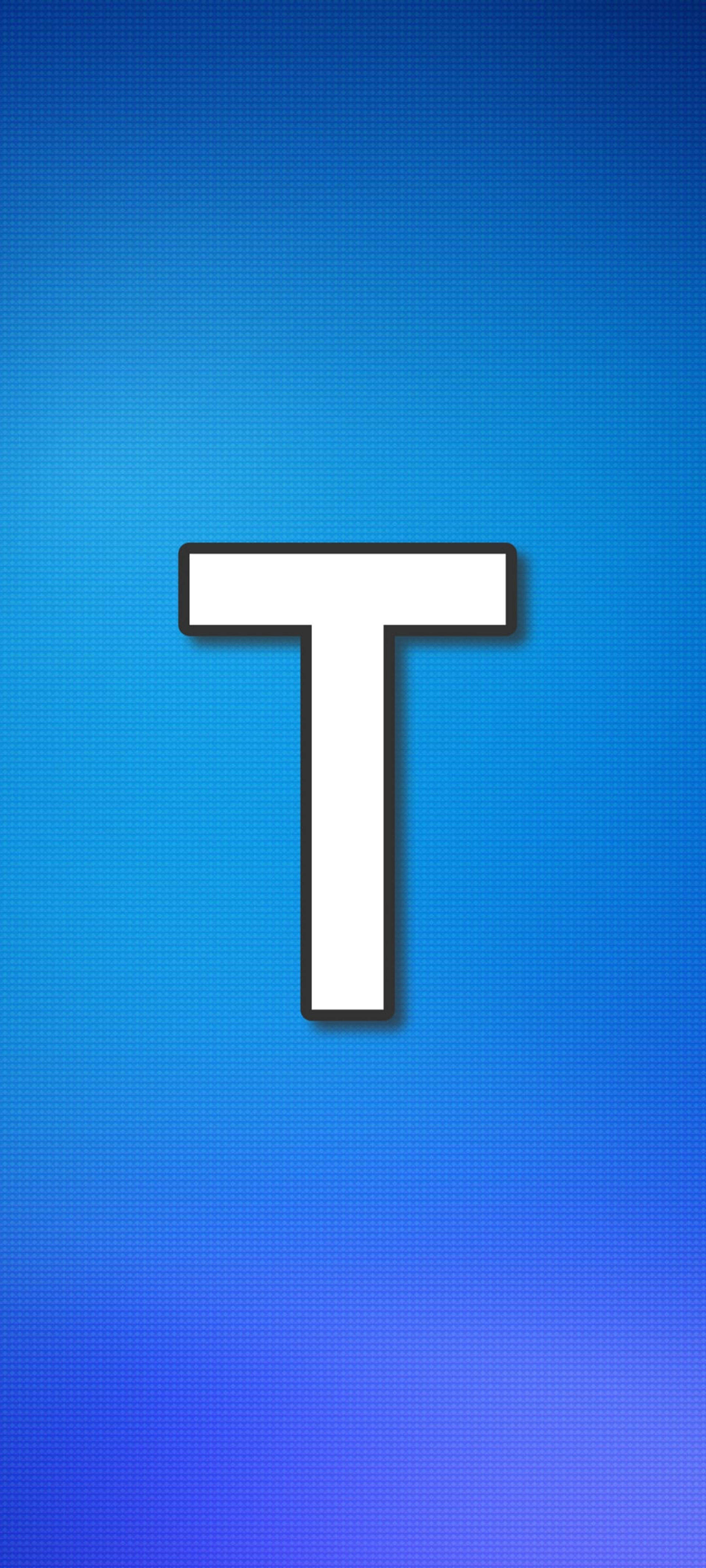 アルファベットTのグリッドパターン 壁紙