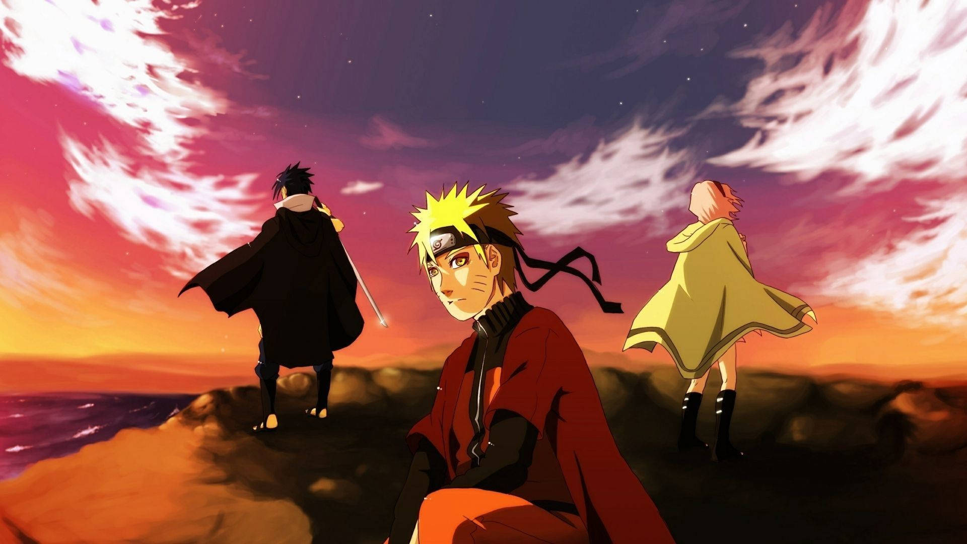 Team7 キャラクター ナルト ノートパソコン 壁紙