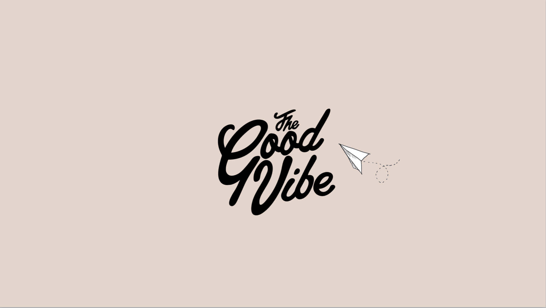 The Good Vibe ロゴ 壁紙