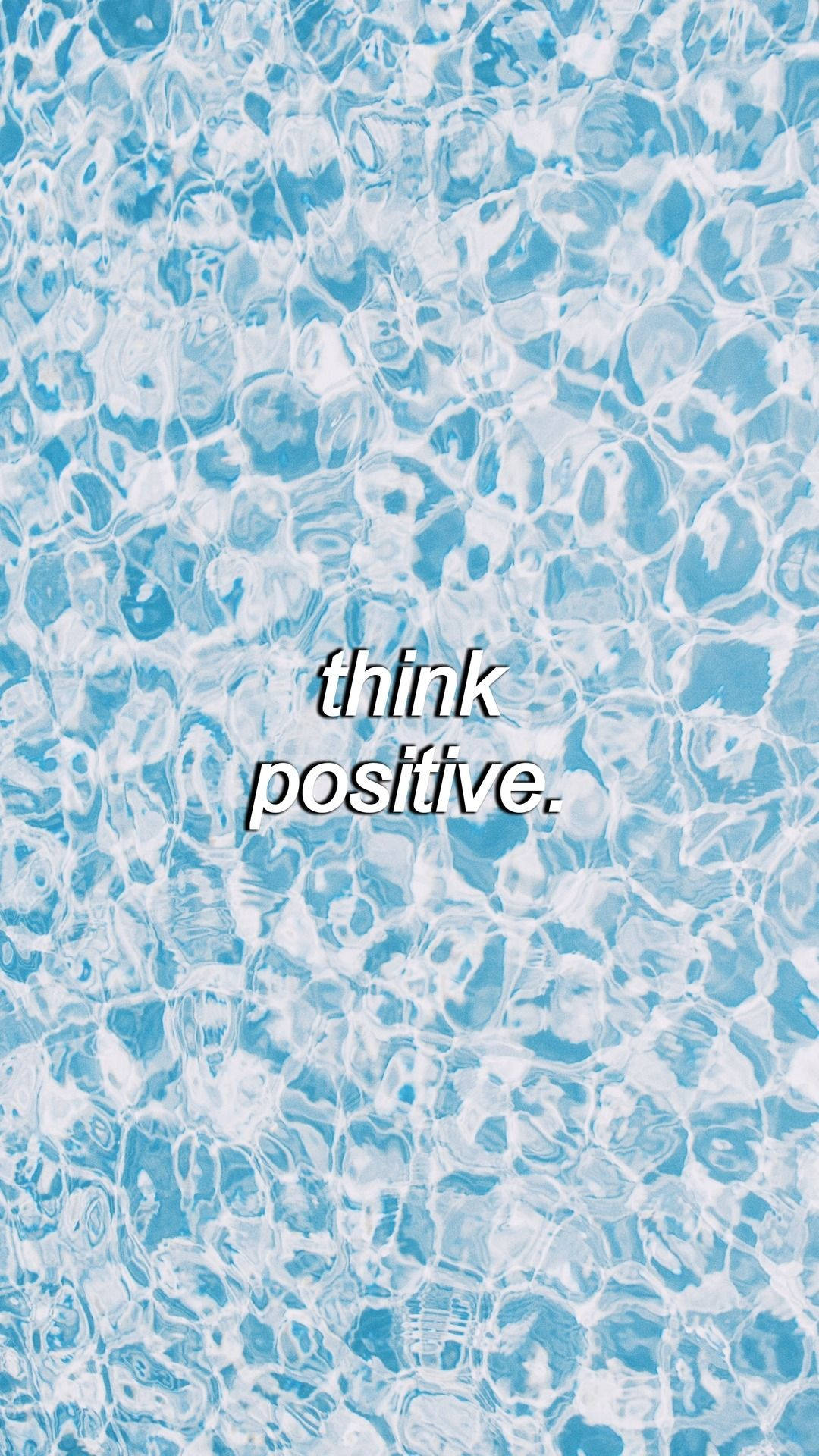 Think Positive iPhone エステティック 壁紙