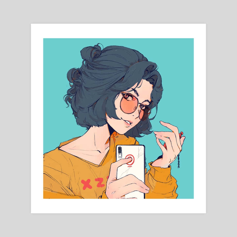 かわいい女の子のTikTokプロフィール画像 壁紙