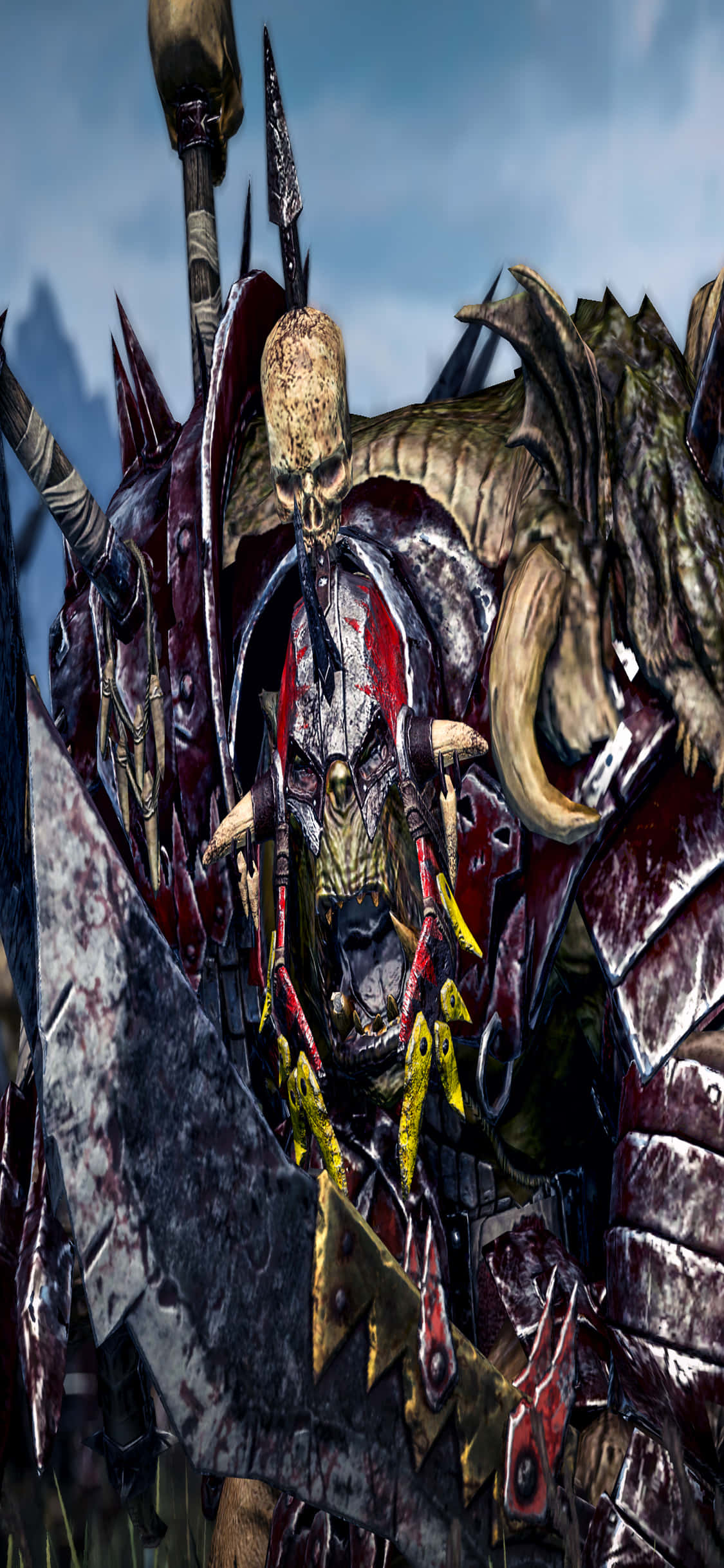 Total War: Warhammerの新たな戦闘の激しさで征服し支配せよ、iPhone Xで 壁紙