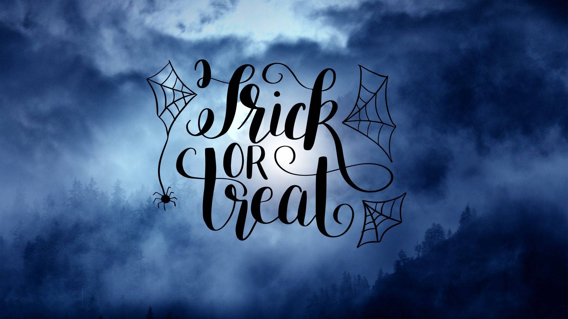 Trick Or Treat ウェブ曇り背景 壁紙