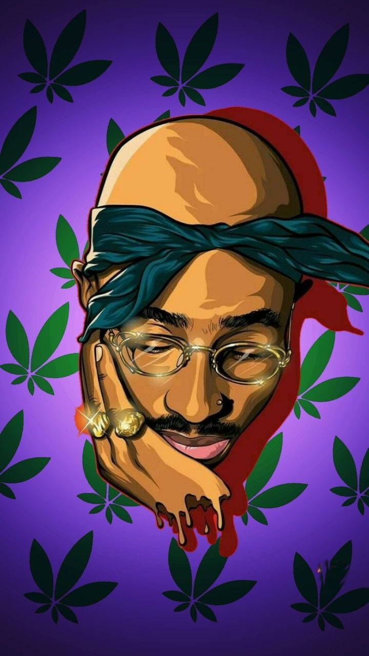 ドープなTupacのiPhone用壁紙 壁紙