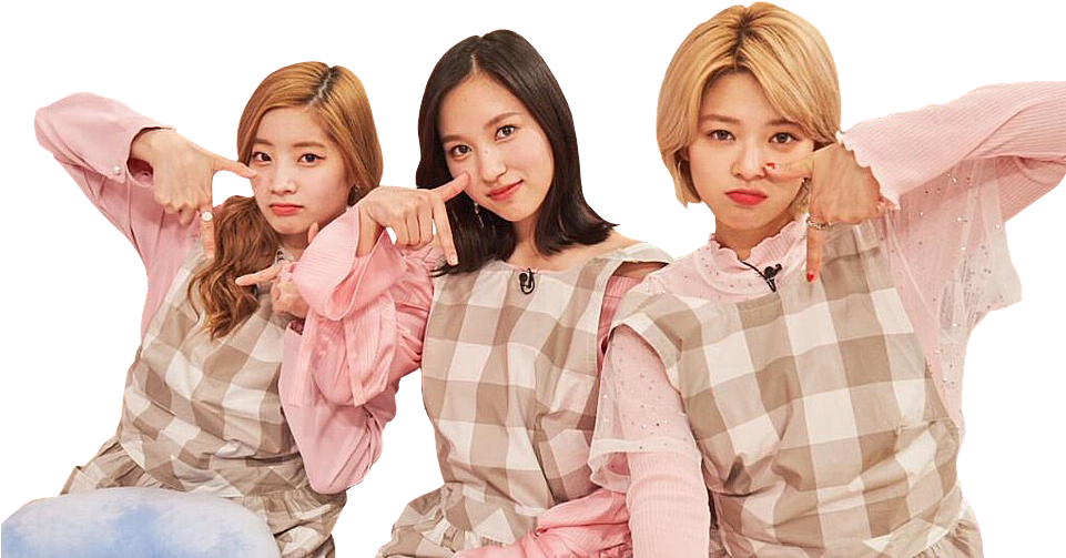 Twiceメンバーがカジュアルにポーズ 壁紙