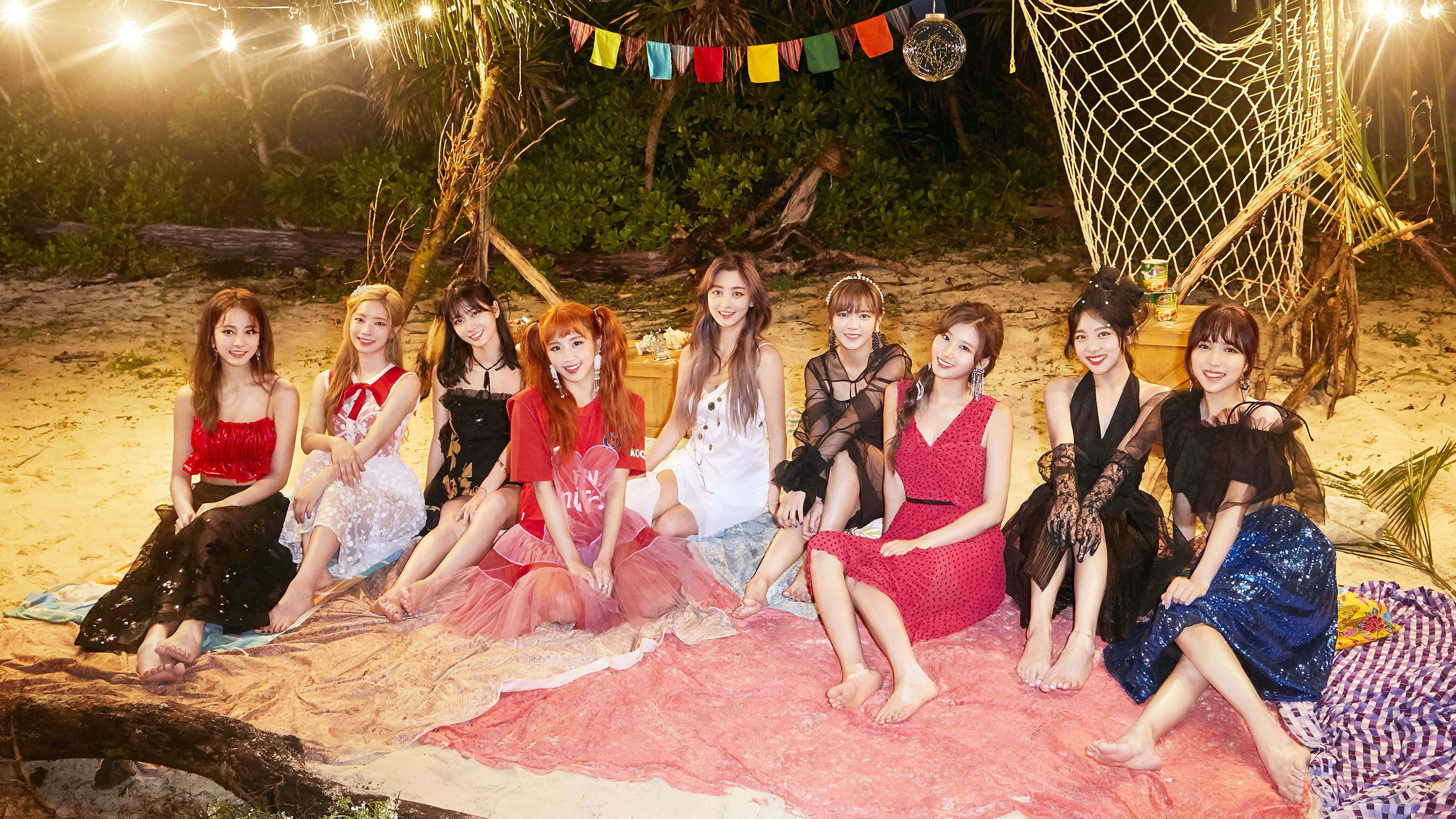 Twice：韓国が誇るセンセーショナルなKpopガールズグループ 壁紙