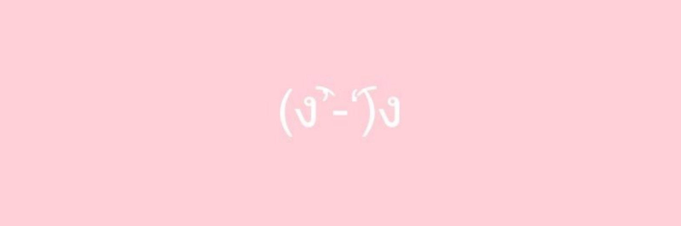 カラーブラッシュ×白い顔文字のTwitterヘッダー 壁紙