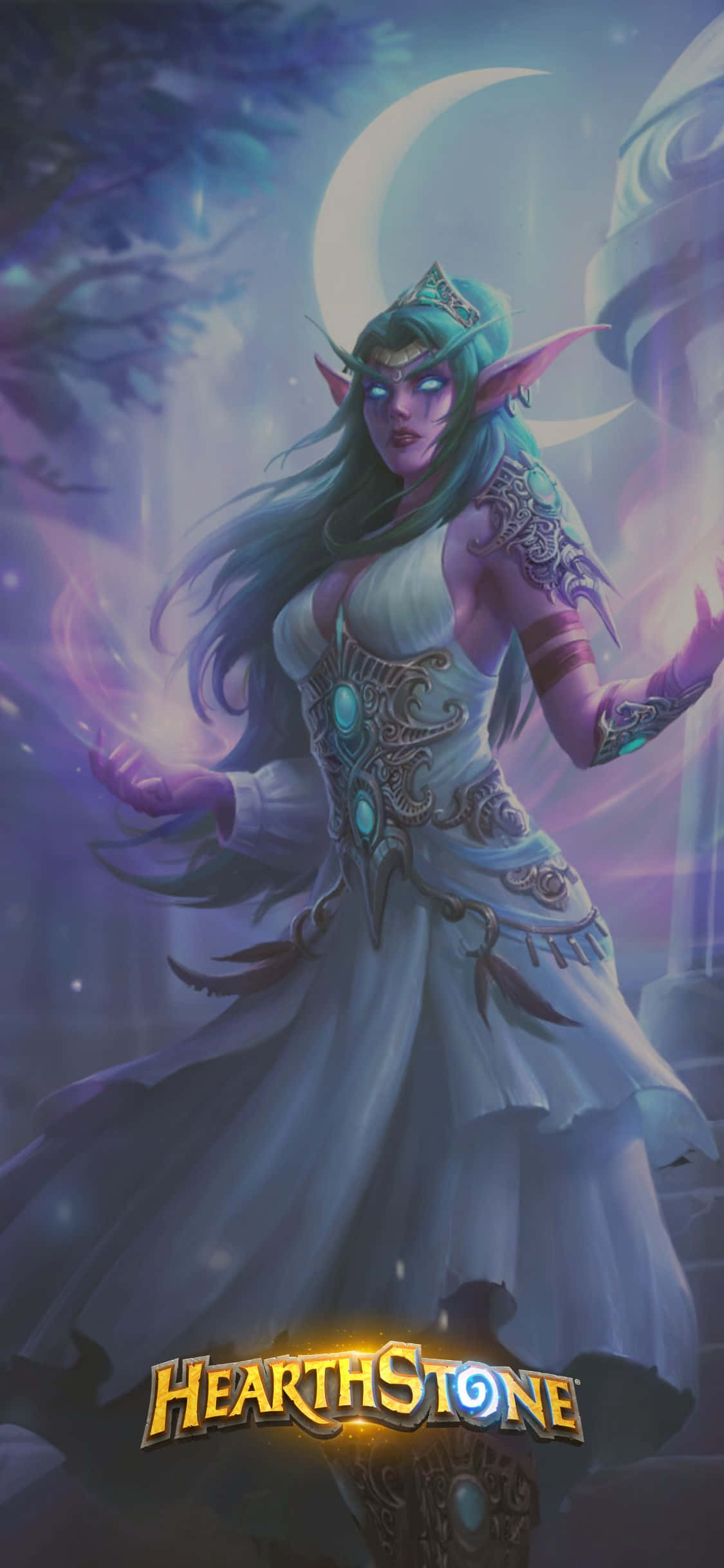 ティランデ・ウィスパーウィンド iPhone XS Hearthstone背景 壁紙