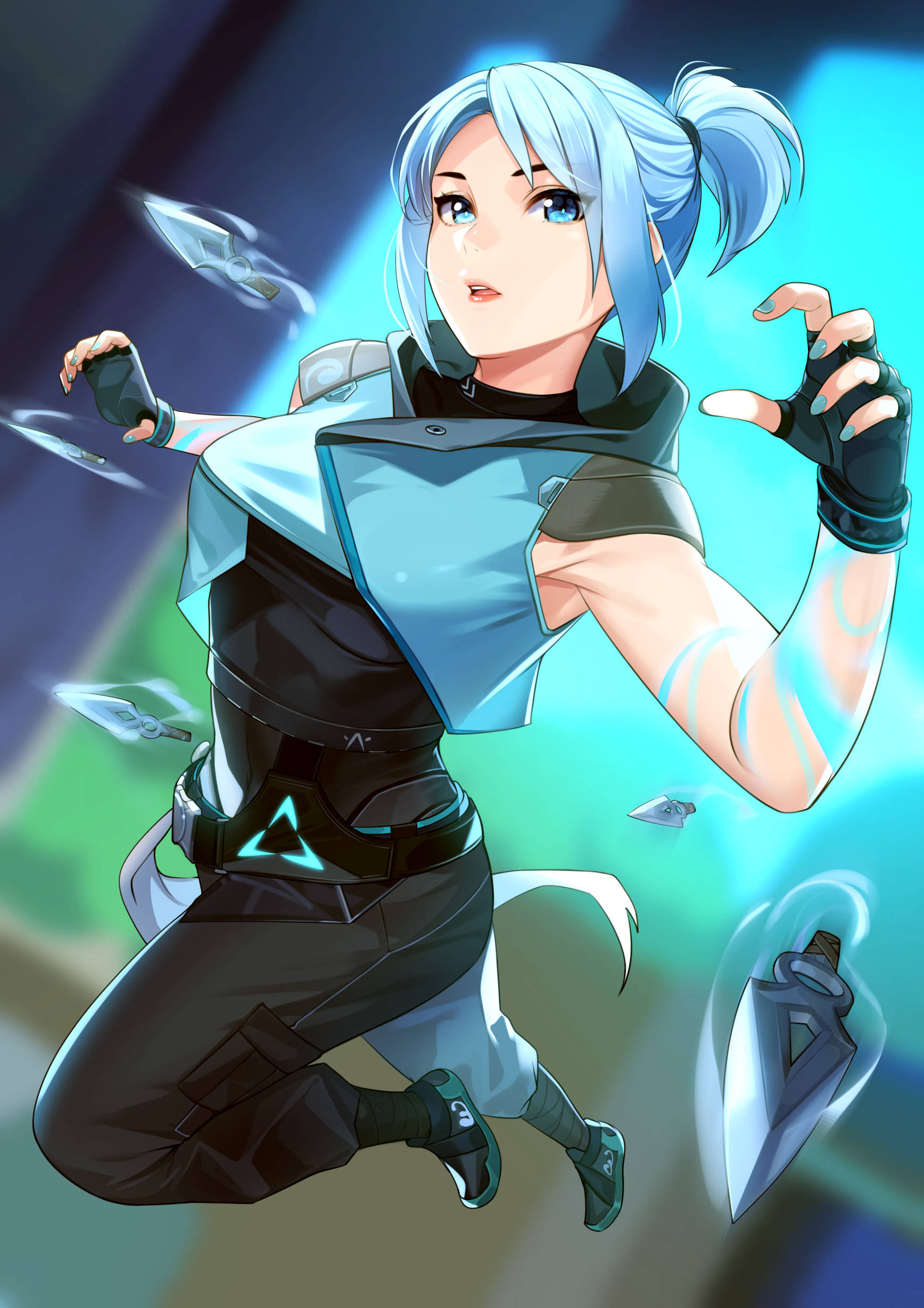 Valorant Jett ファンアート 壁紙