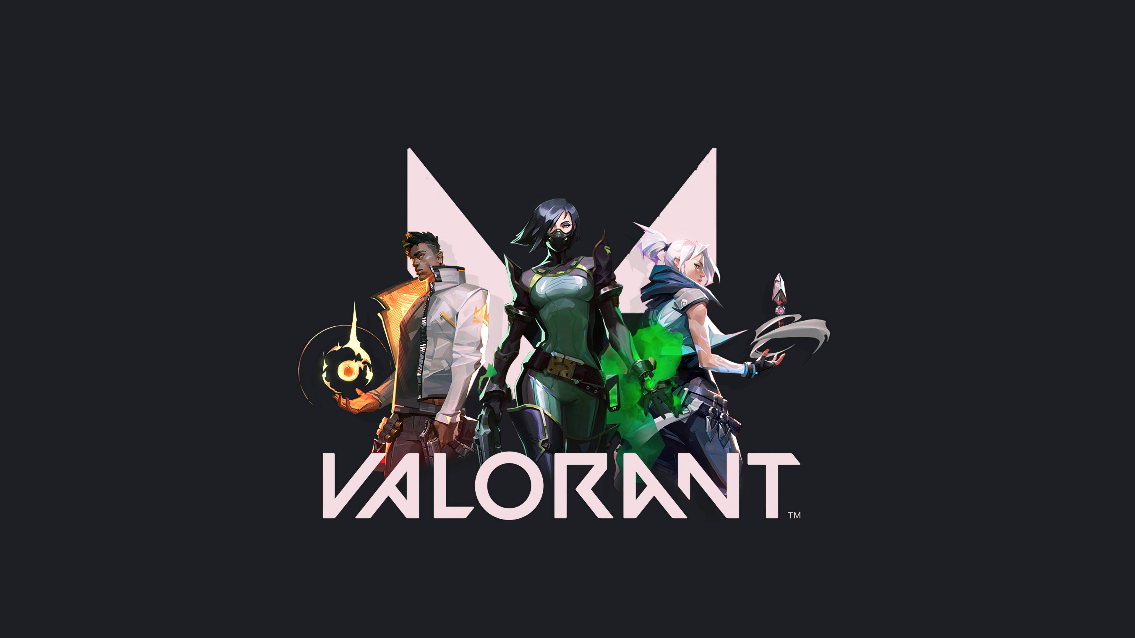 火と毒を組み合わせた、Valorantユニバースの強力なエージェント、フェニックスとヴァイパー 壁紙