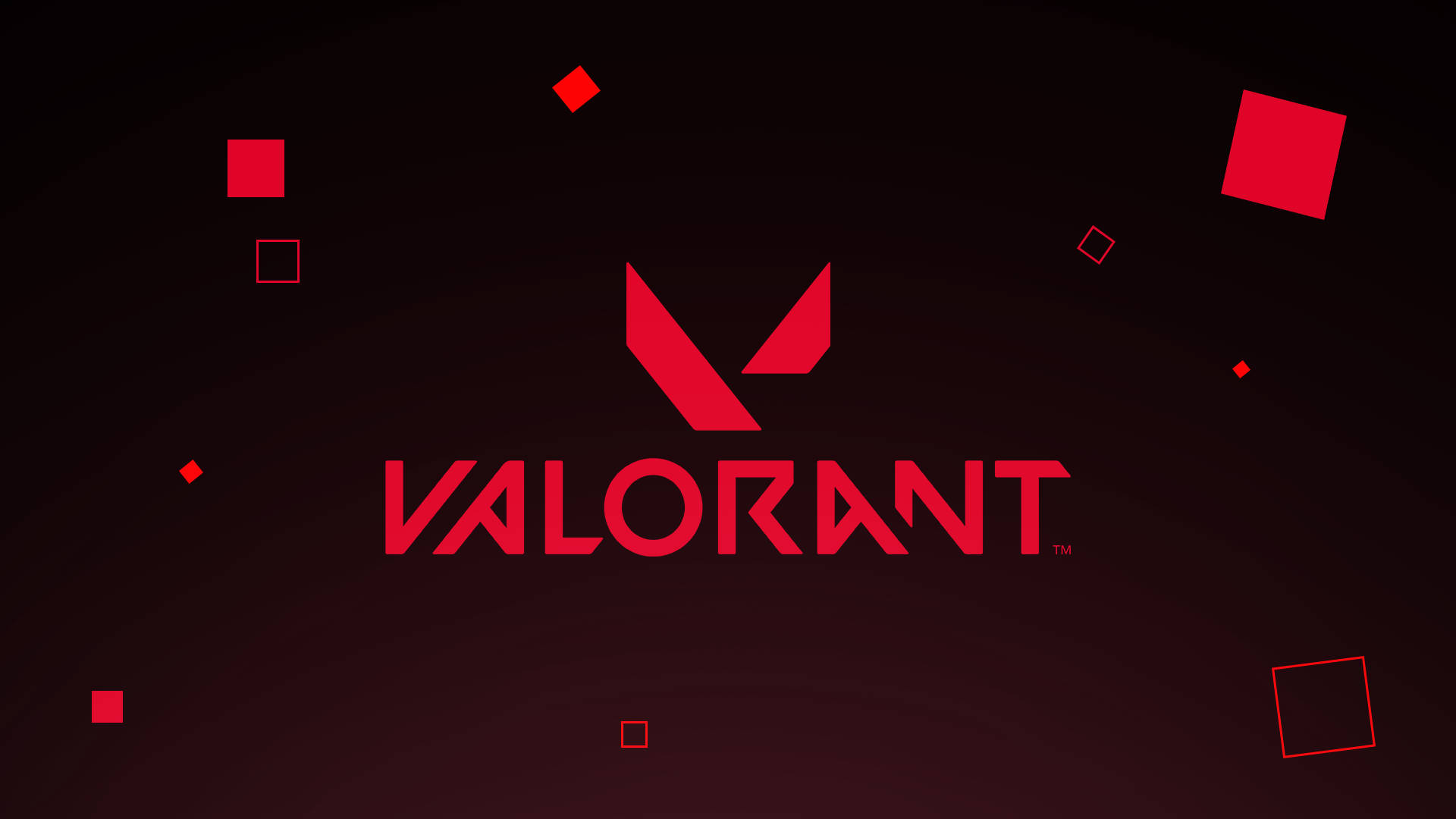 Valorant 赤いロゴの壁紙