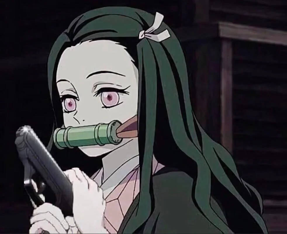 鬼殺隊・ネズコ ガンver. 壁紙