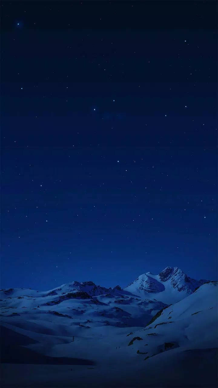 Vivo Y11 雪の山々の美しさに魅了されて 壁紙