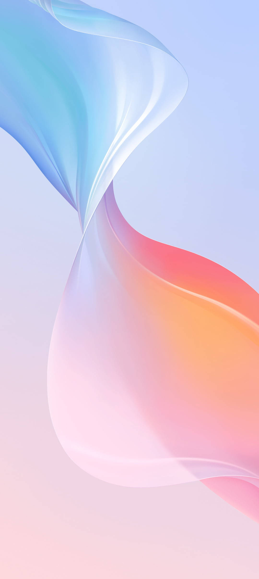 ブルーとピンクのVivo Y20 壁紙
