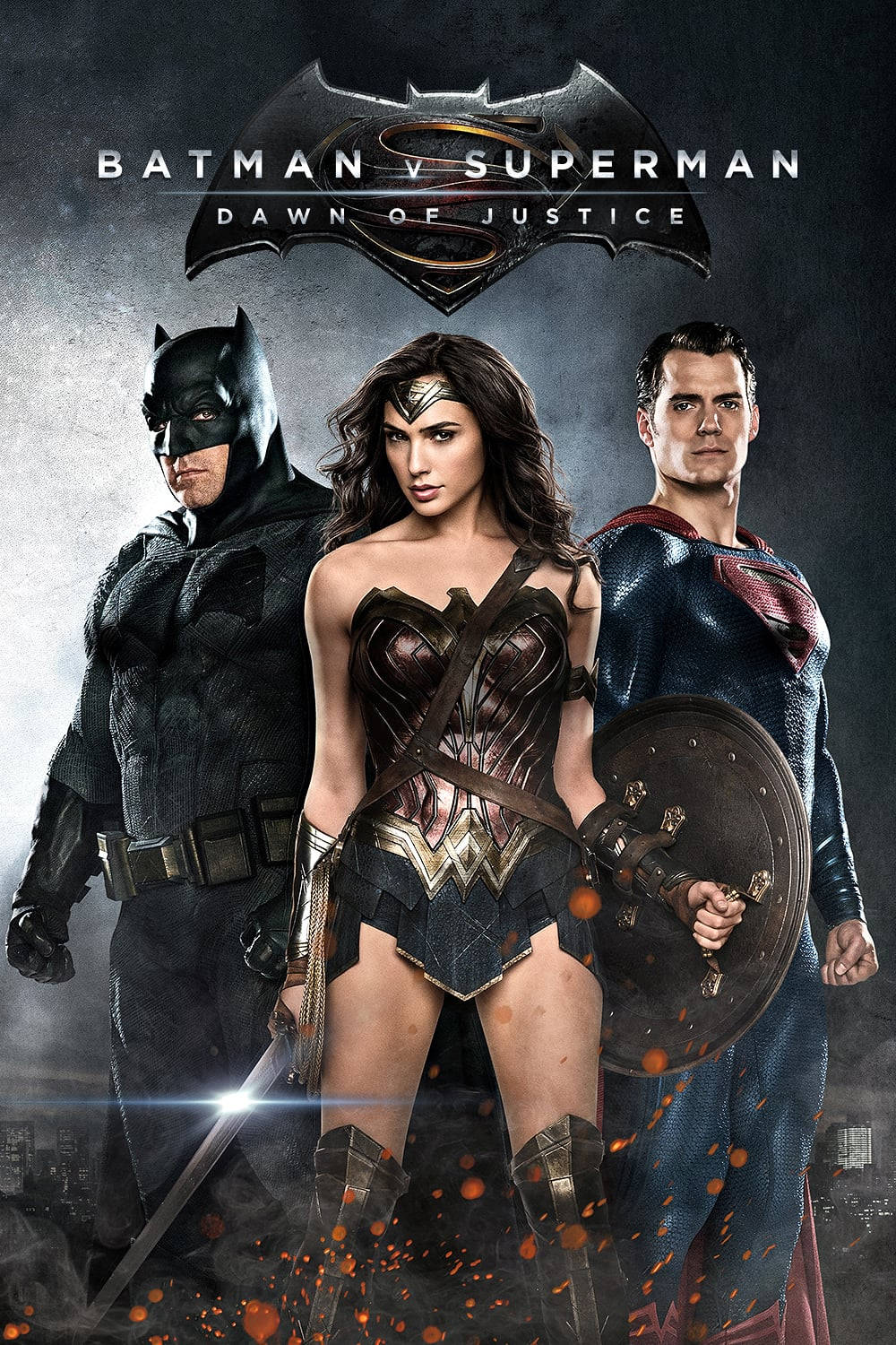バットマン vs スーパーマン ジャスティスの誕生 ポスター ワンダーウーマン入り 壁紙