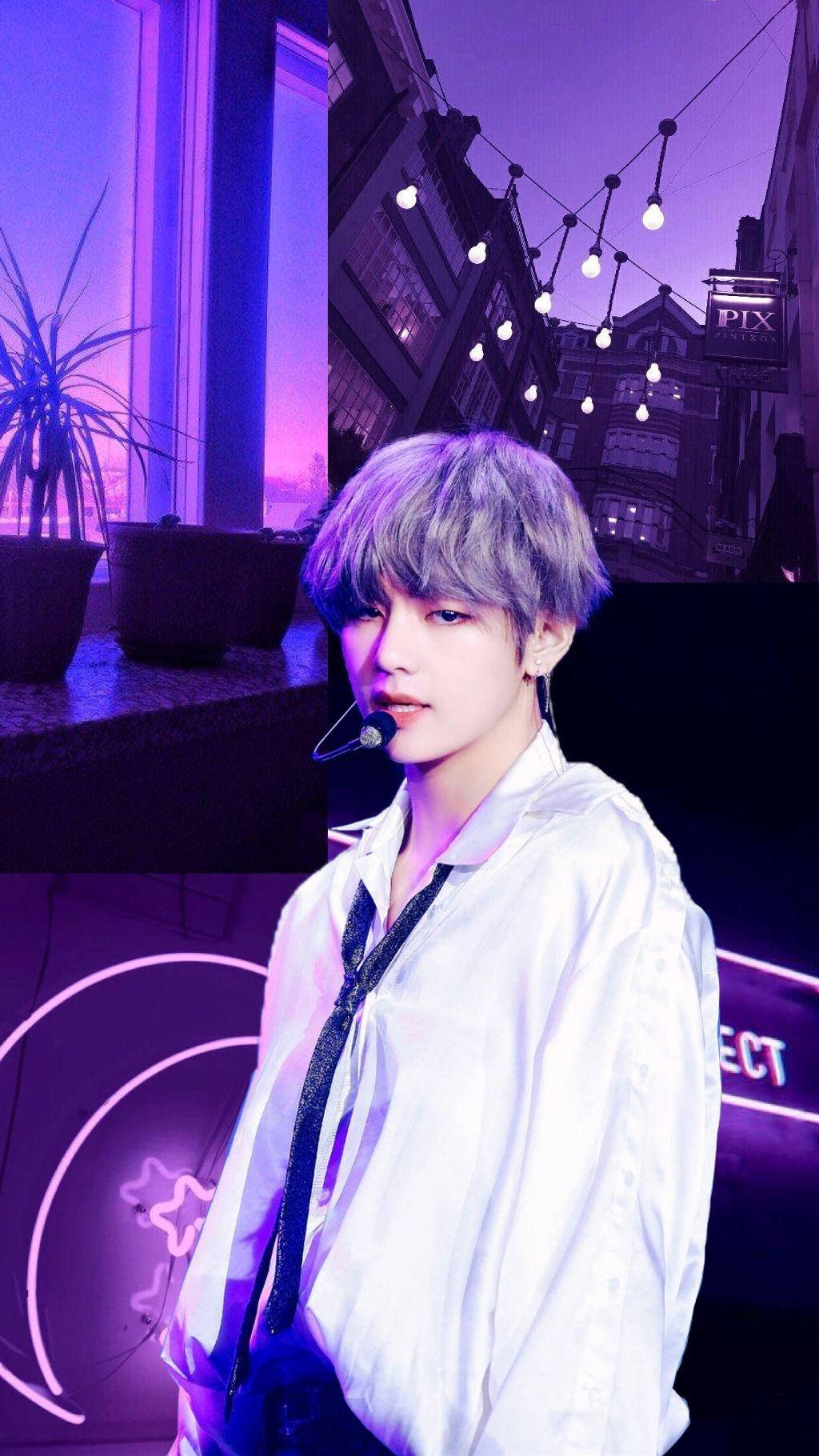 Vと写真 I Purple You 壁紙