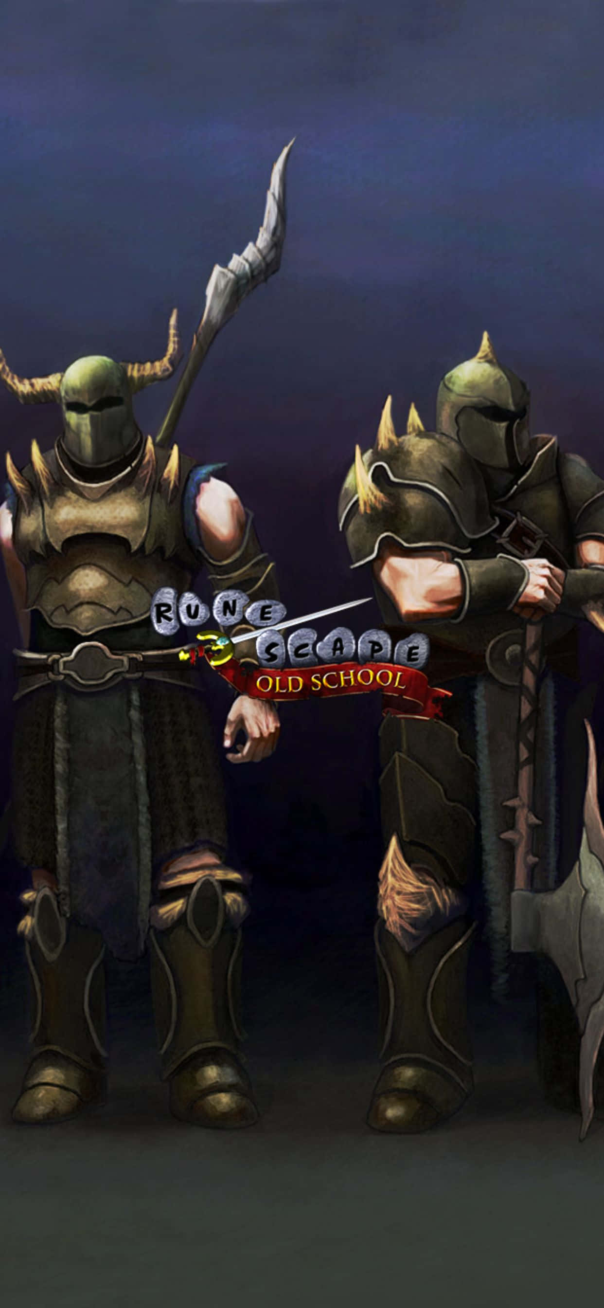 戦士と剣士 iPhone XS Max Runescape Oldschool 背景 壁紙