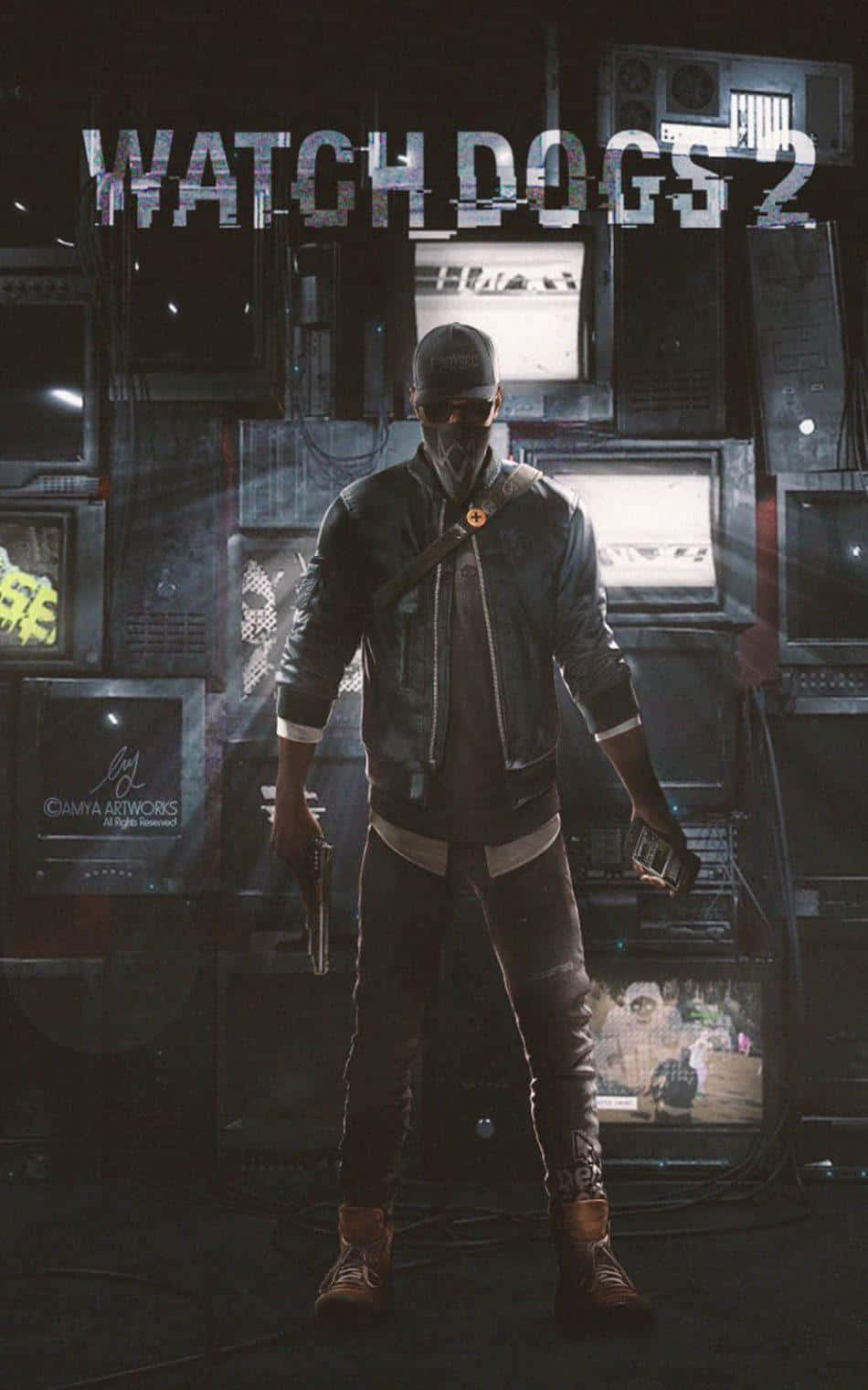 クールなWatch Dogs iPhone 壁紙
