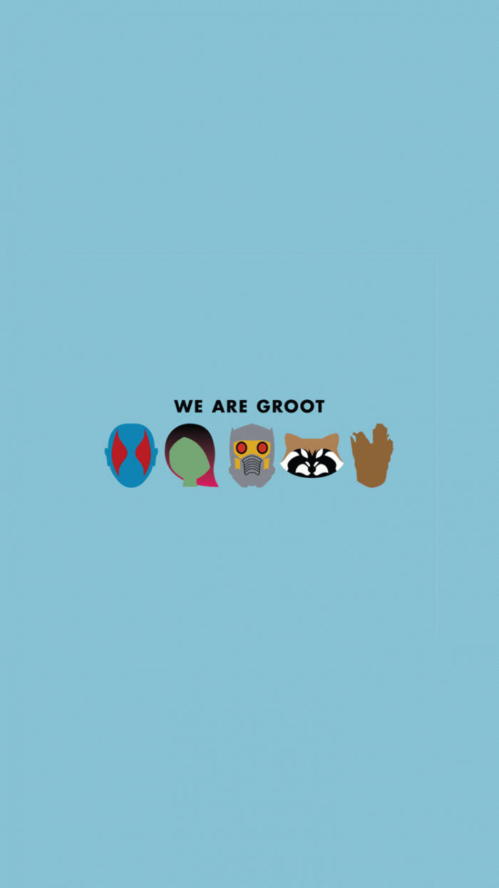 We Are Groot マーベル美学 壁紙