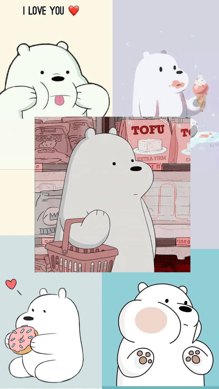 We Bare Bears かわいい弟 アイスベア 壁紙