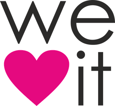 We Heart It ロゴ 壁紙