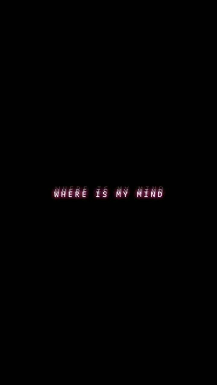 グリッチする「Where Is My Mind」グラフィック 壁紙