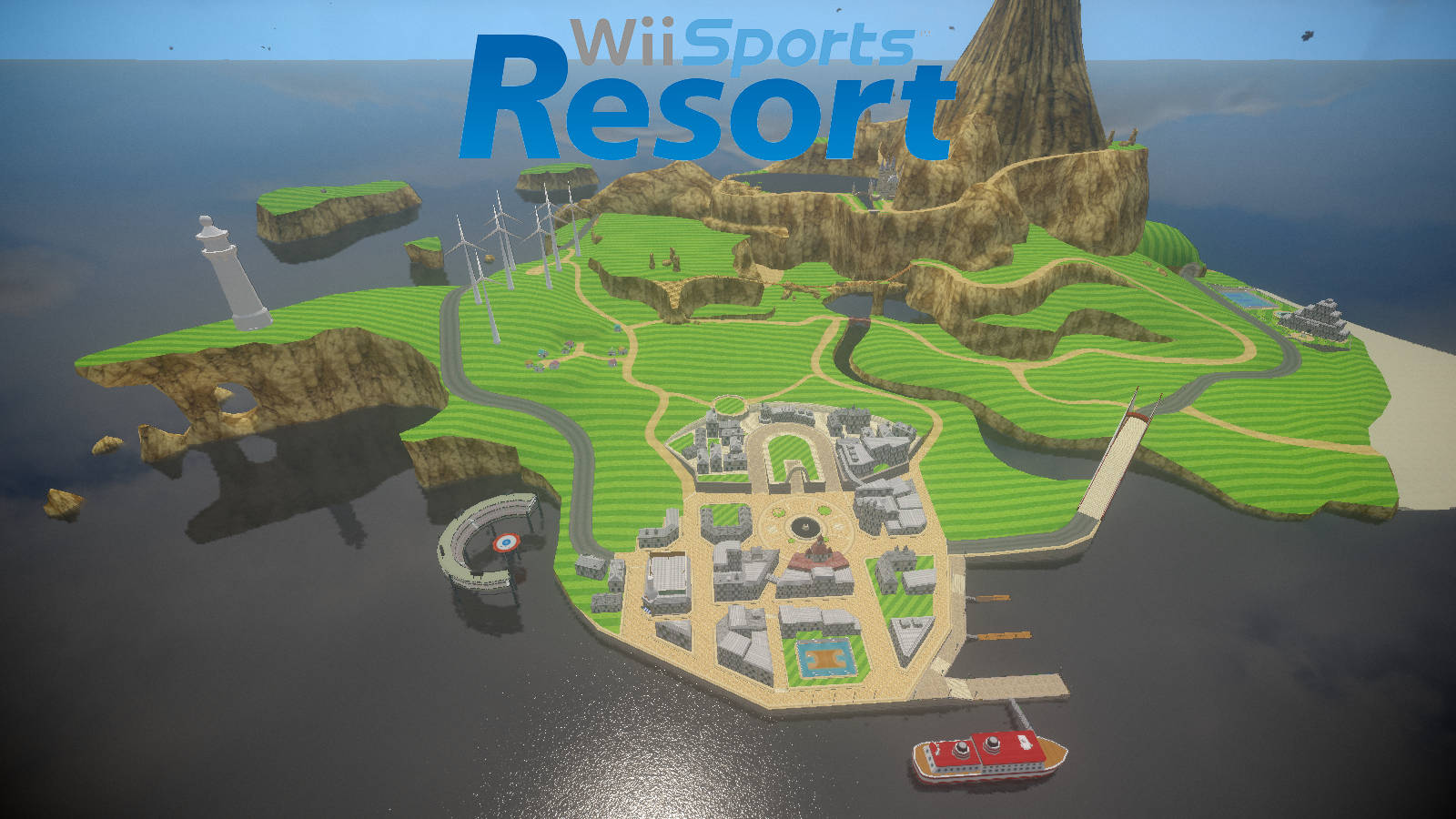 Wii Sports Resort ウーフーアイランド 壁紙