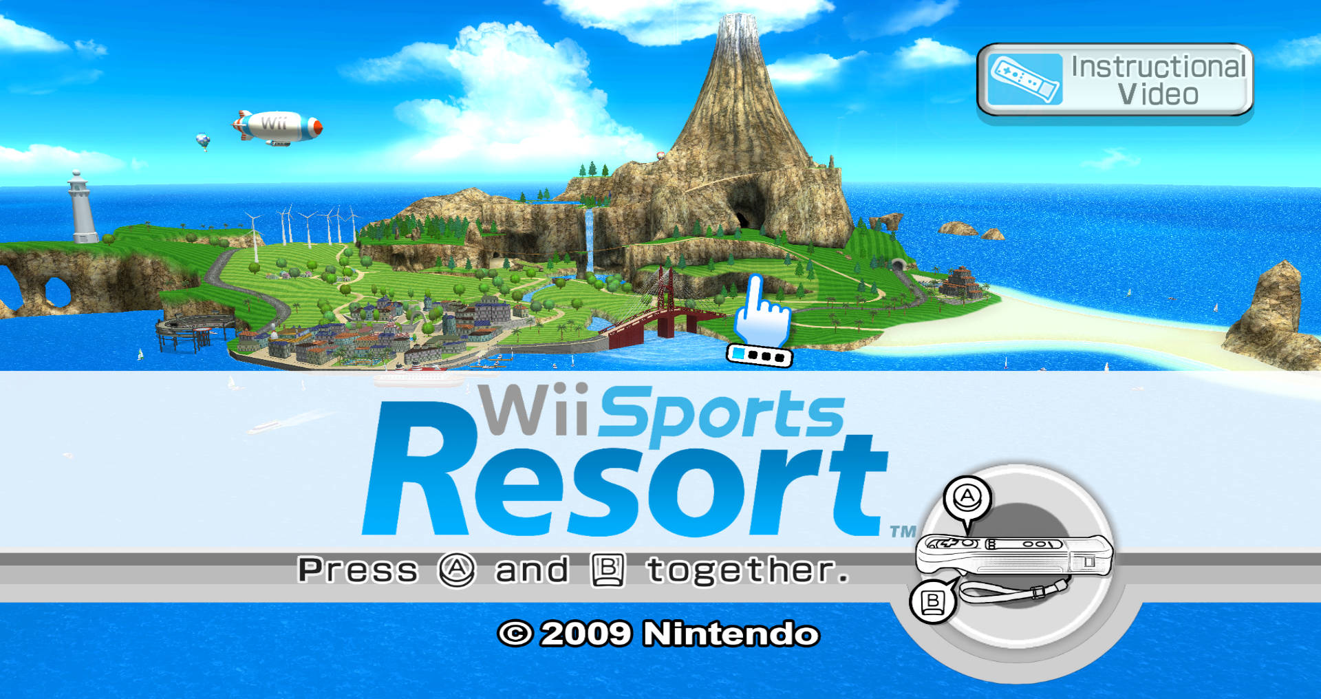 Wii Sports Resort ゲームイントロ 壁紙