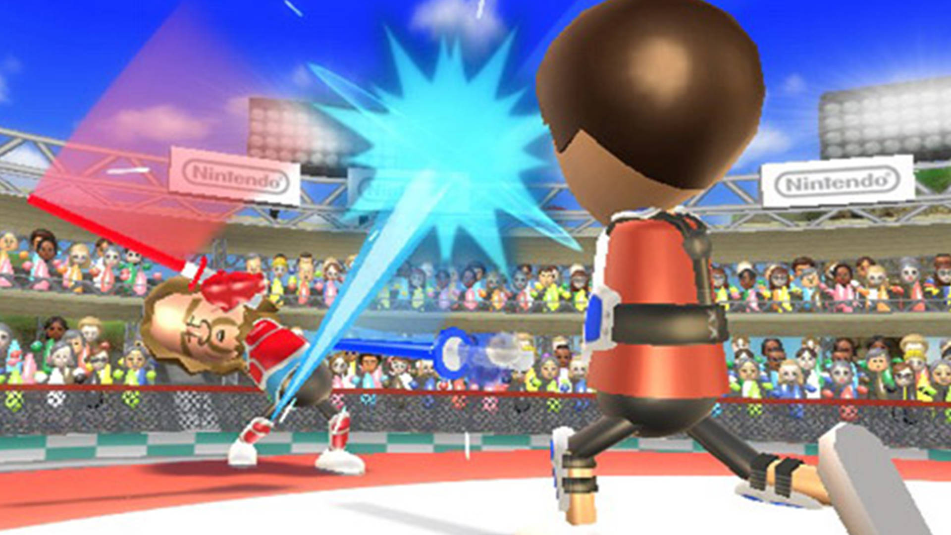 Wii Sports Resort 激しい剣術対決 壁紙