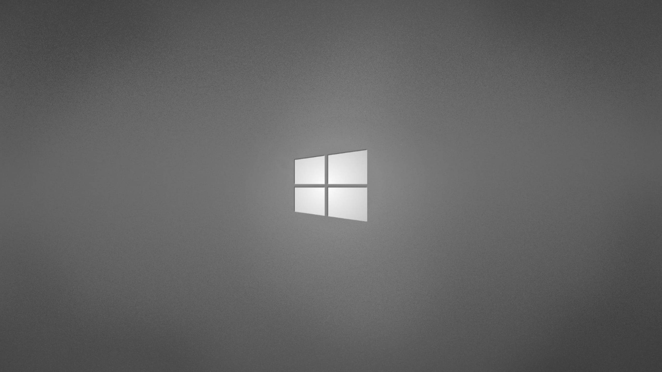 グレーのWindowsロゴ プロフェッショナルデスクトップ 壁紙