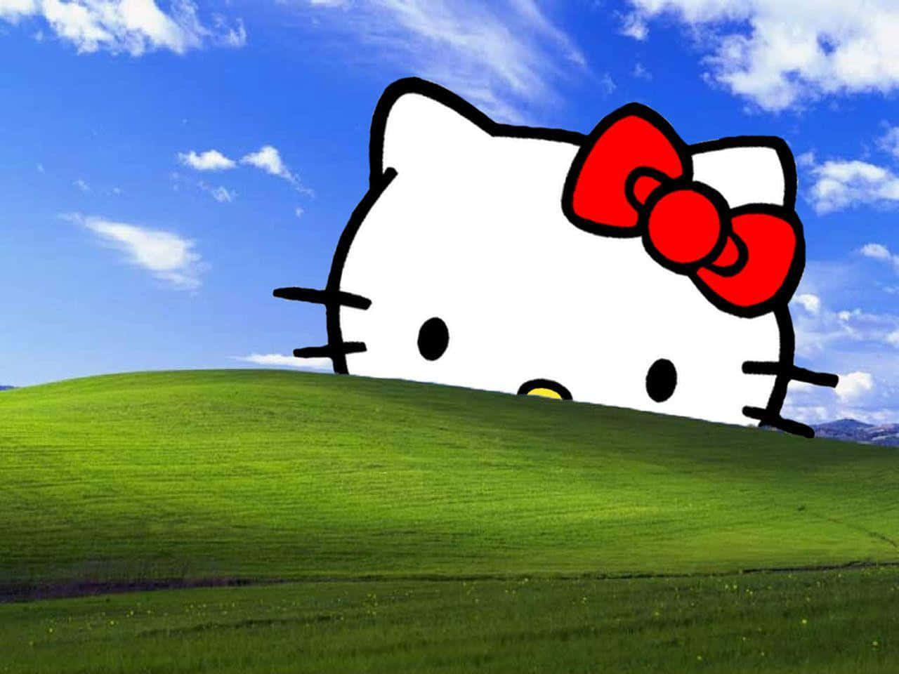 ハローキティ ラップトップ Windows ヒル 壁紙