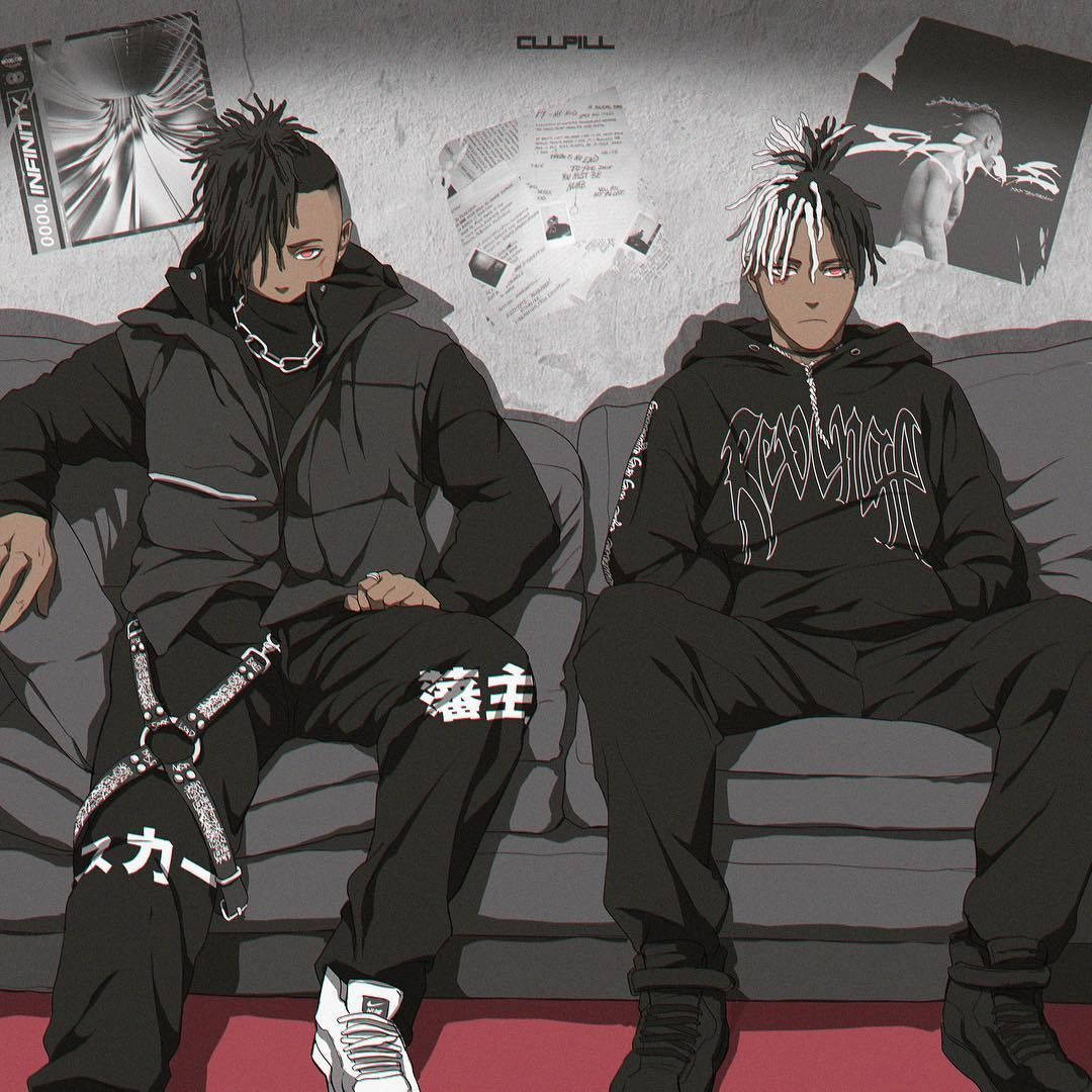 Xxxtentacion アニメ スタイル × Scarlxrd 壁紙