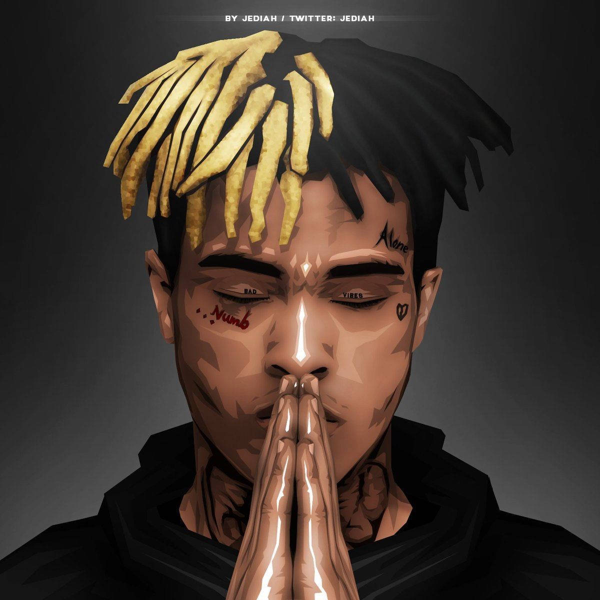 Xxxtentacion アニメ 祈りの手 壁紙