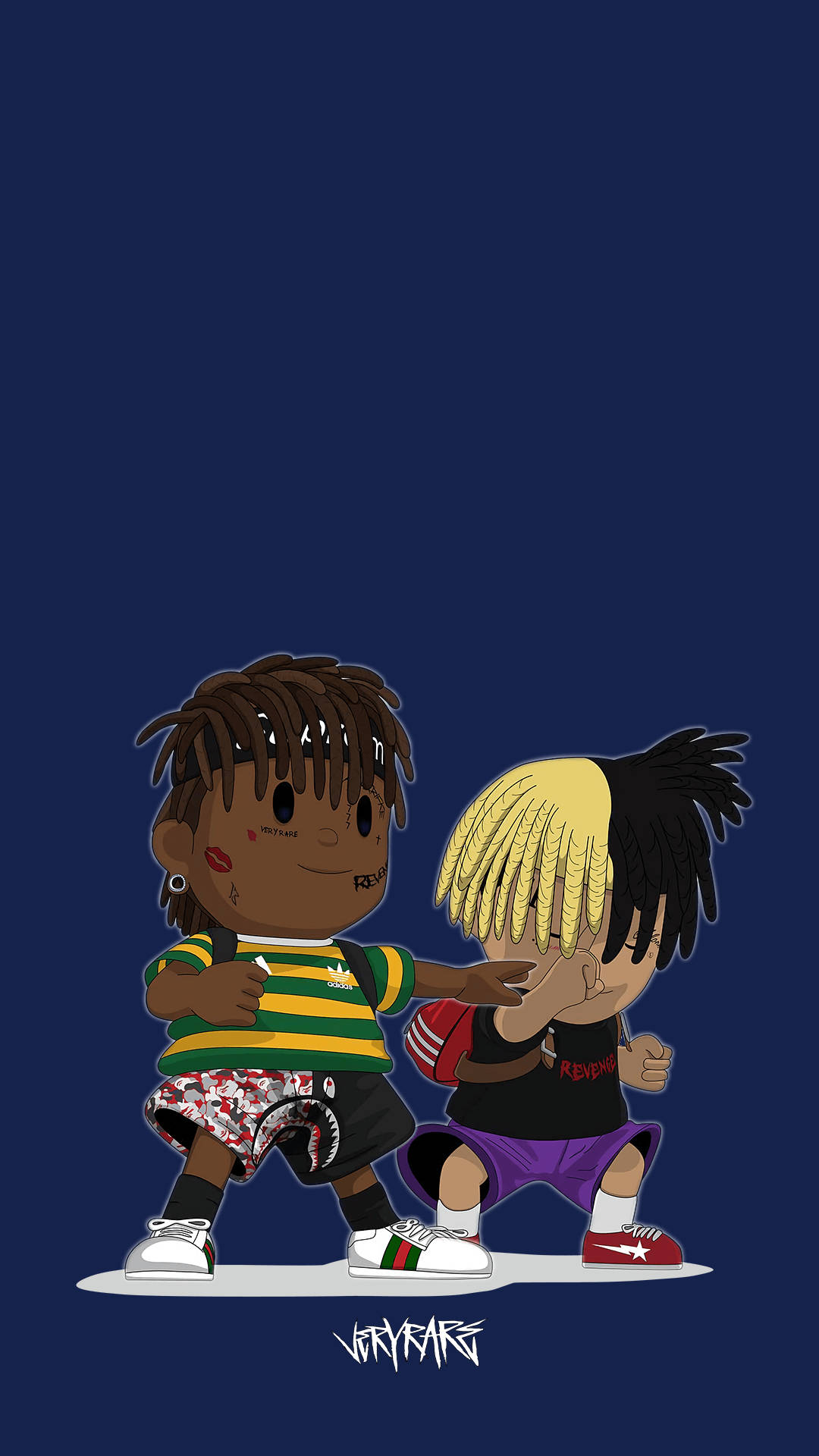XXXTentacionとJuice Wrldのアニメ 壁紙