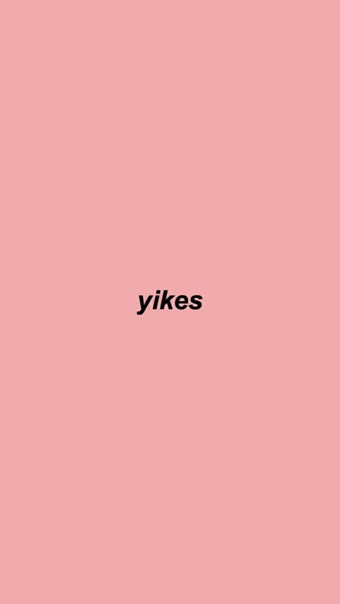 Yikes アートワードの壁紙