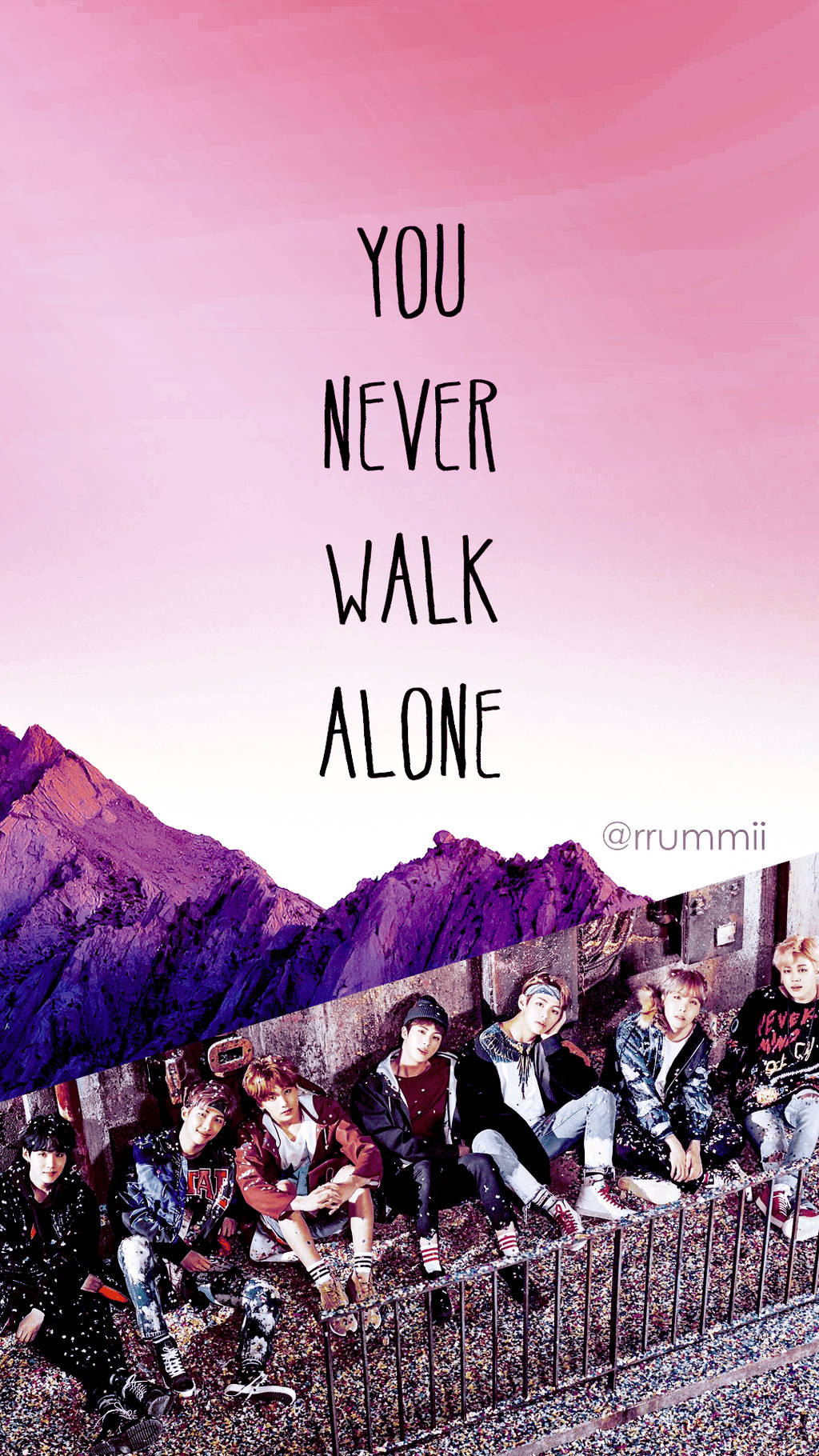 You Never Walk Alone 引用 BTS 壁紙
