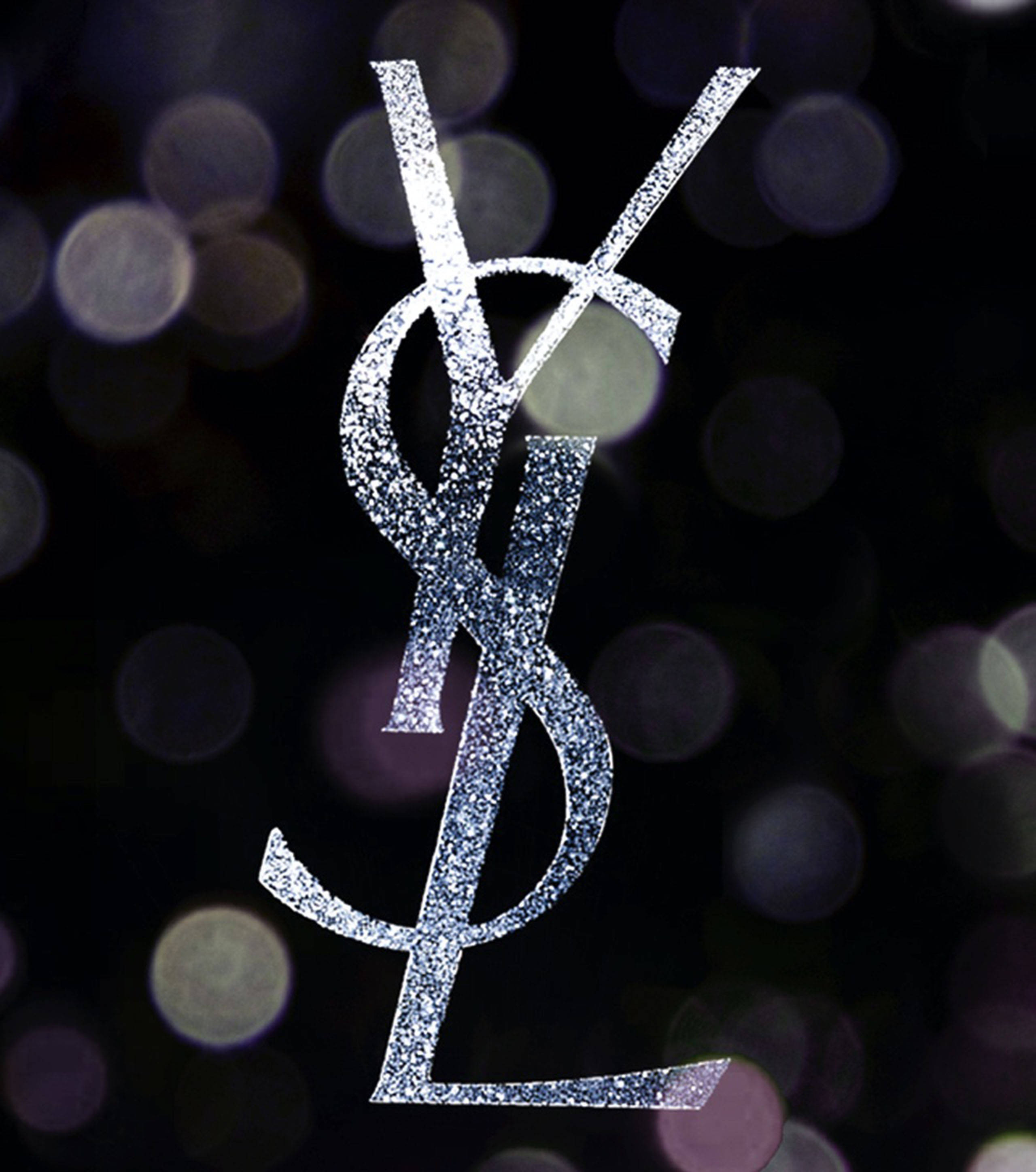YSLクリスマスエディションロゴ 壁紙