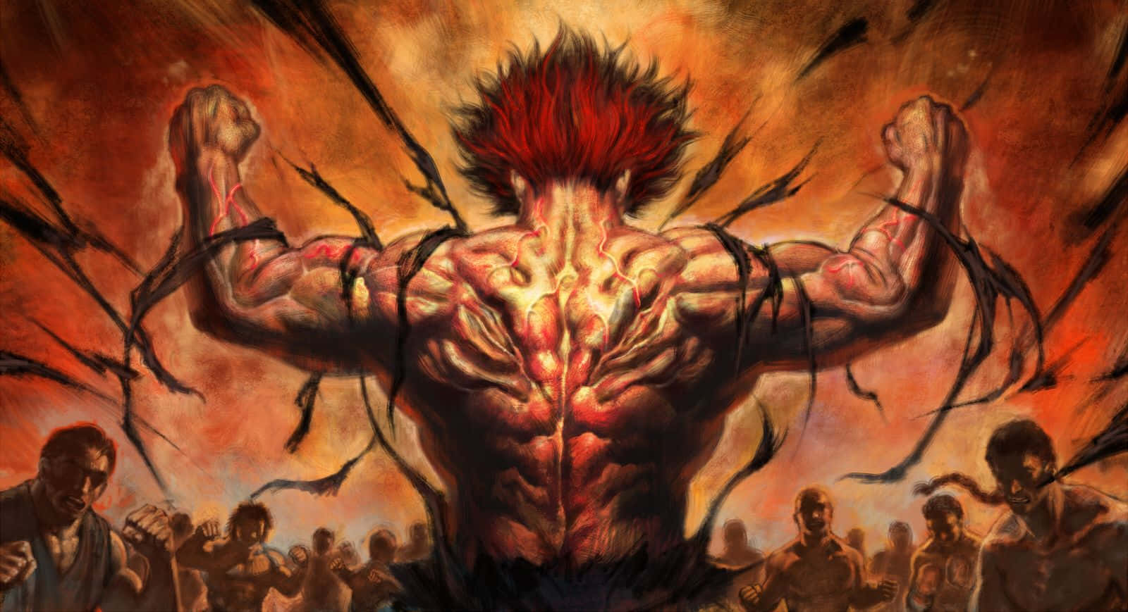 Yujiro Hanma アニメデスクトップ壁紙 壁紙