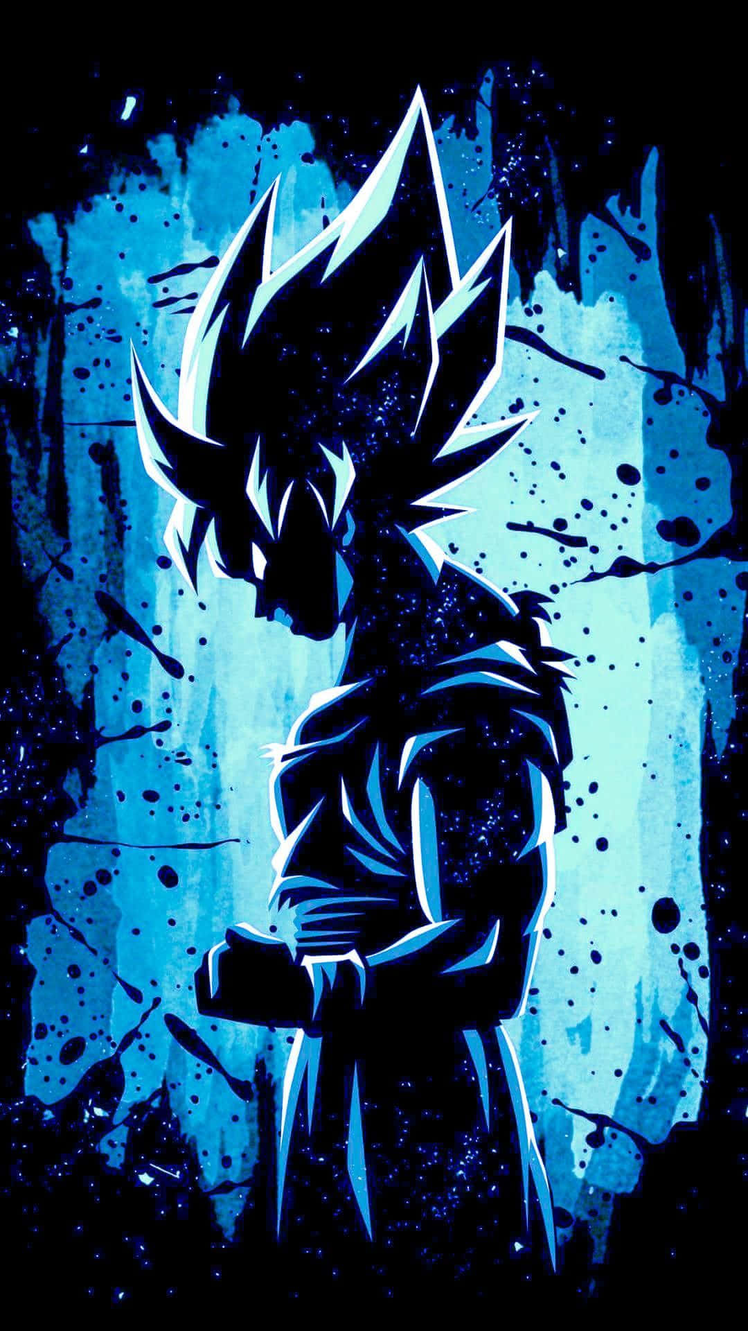 ドラゴンボールZ 悟空 ブルー アート 壁紙