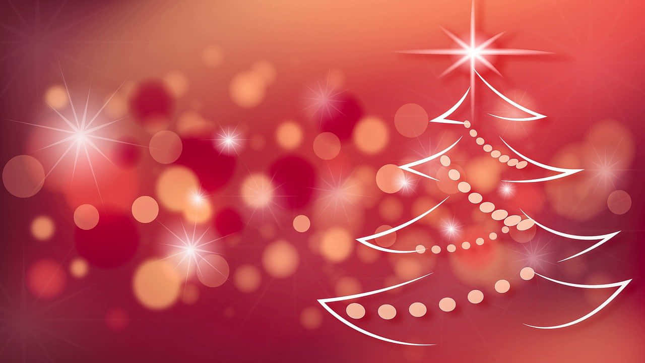 クリスマスボケのホリデーZoom背景 壁紙