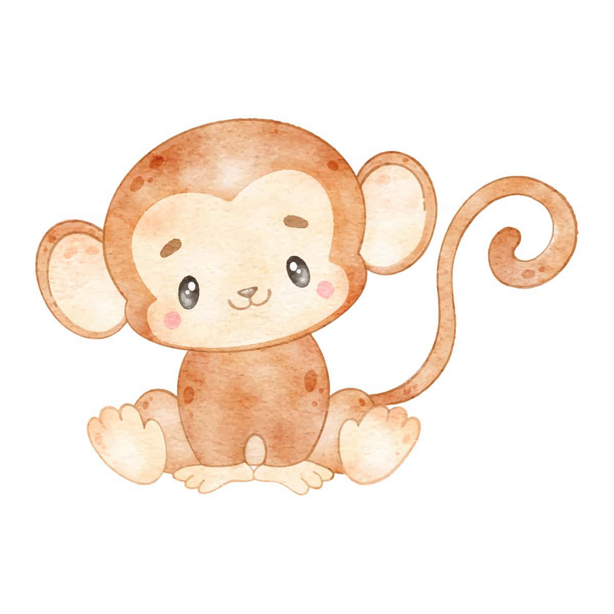 あらまあ、この小さなサル、なんて可愛いのでしょう！ 壁紙