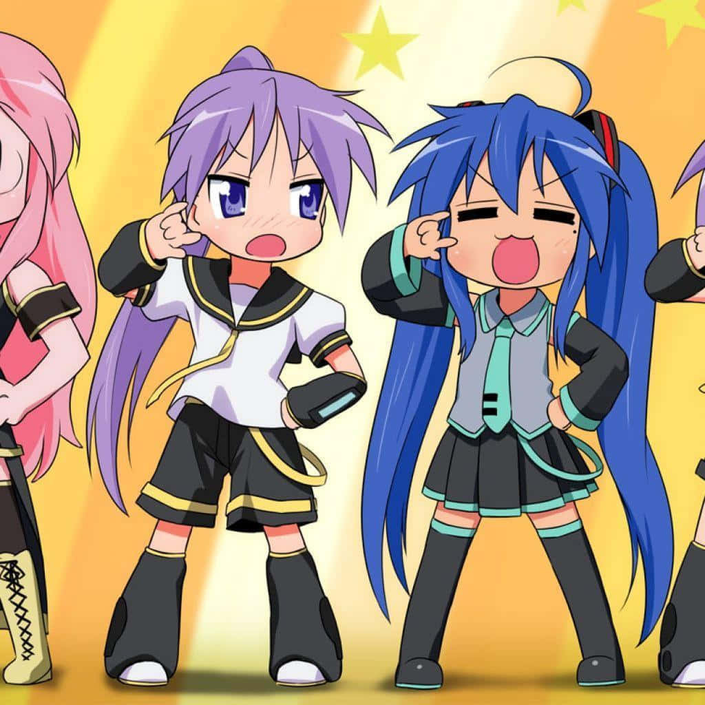 いたずら好きなアニメ仲間が大集合！ 壁紙