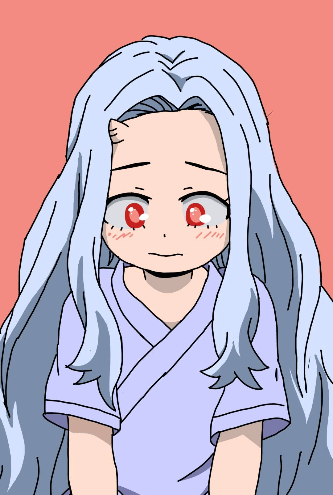 うつむく恥ずかしそうなエリ