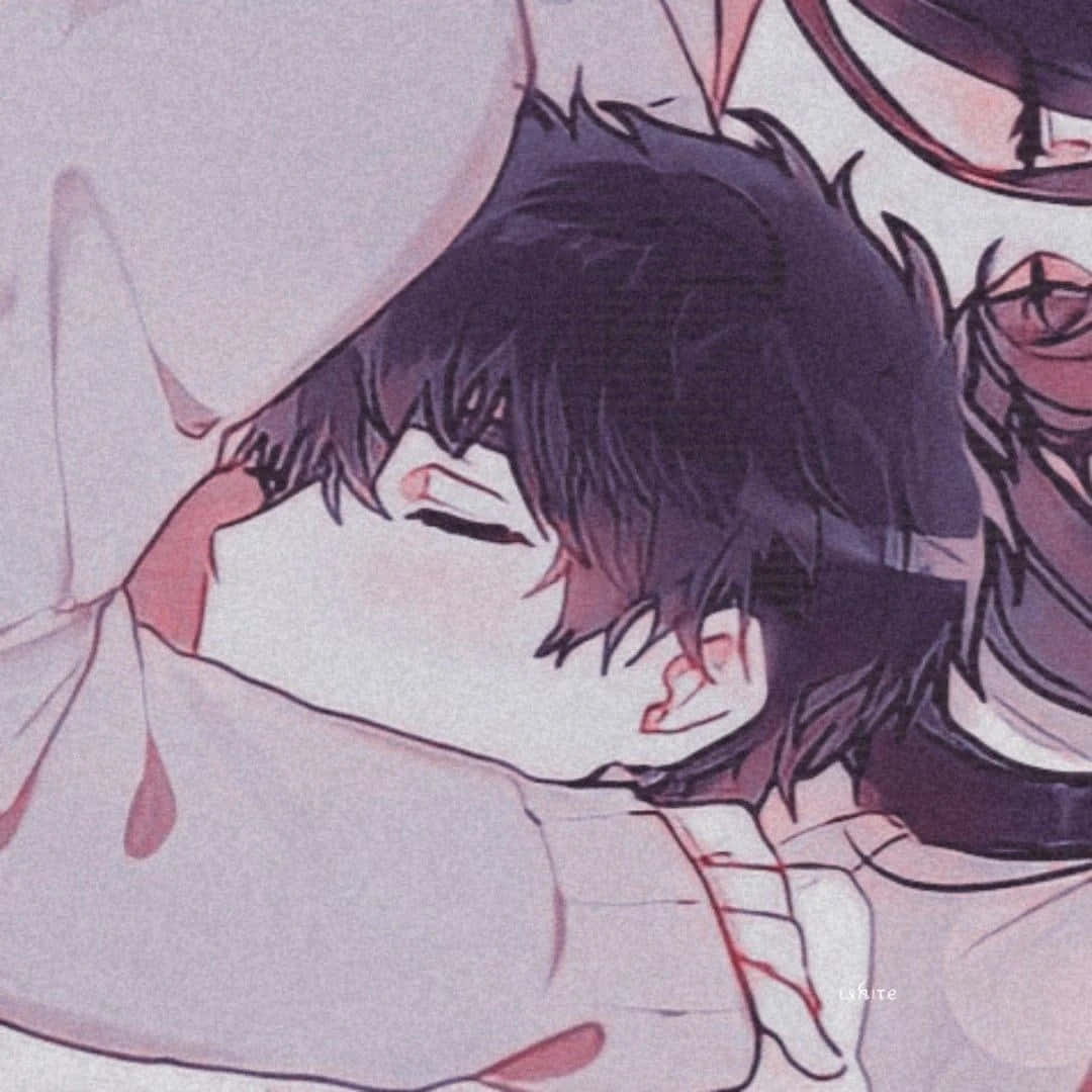 おそろいカップルアイコン 一緒にお昼寝 壁紙