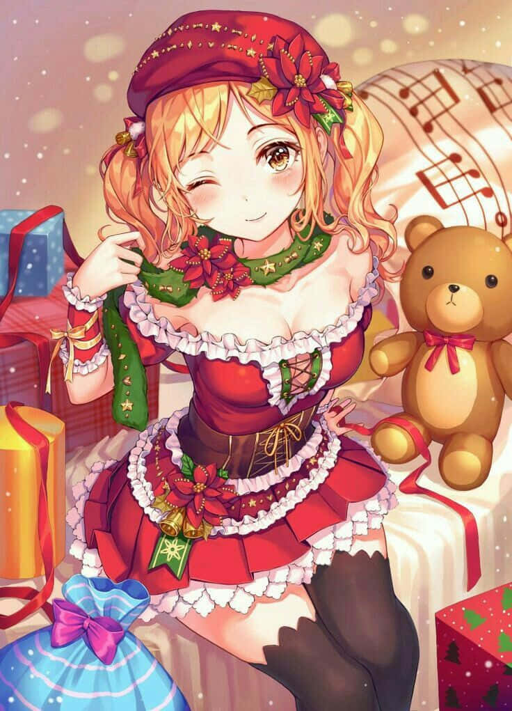 お気に入りのアニメキャラクターと一緒にクリスマスを祝おう！ 壁紙