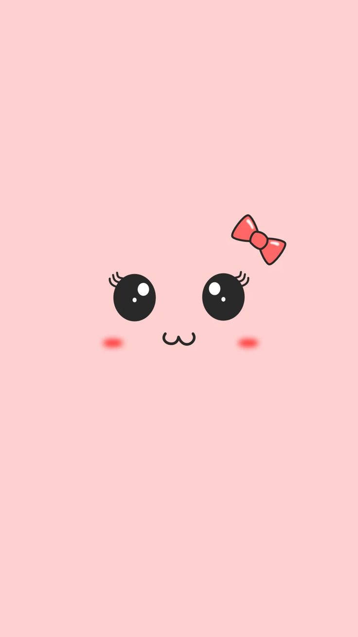 かわいいHDピンクフェイス 壁紙