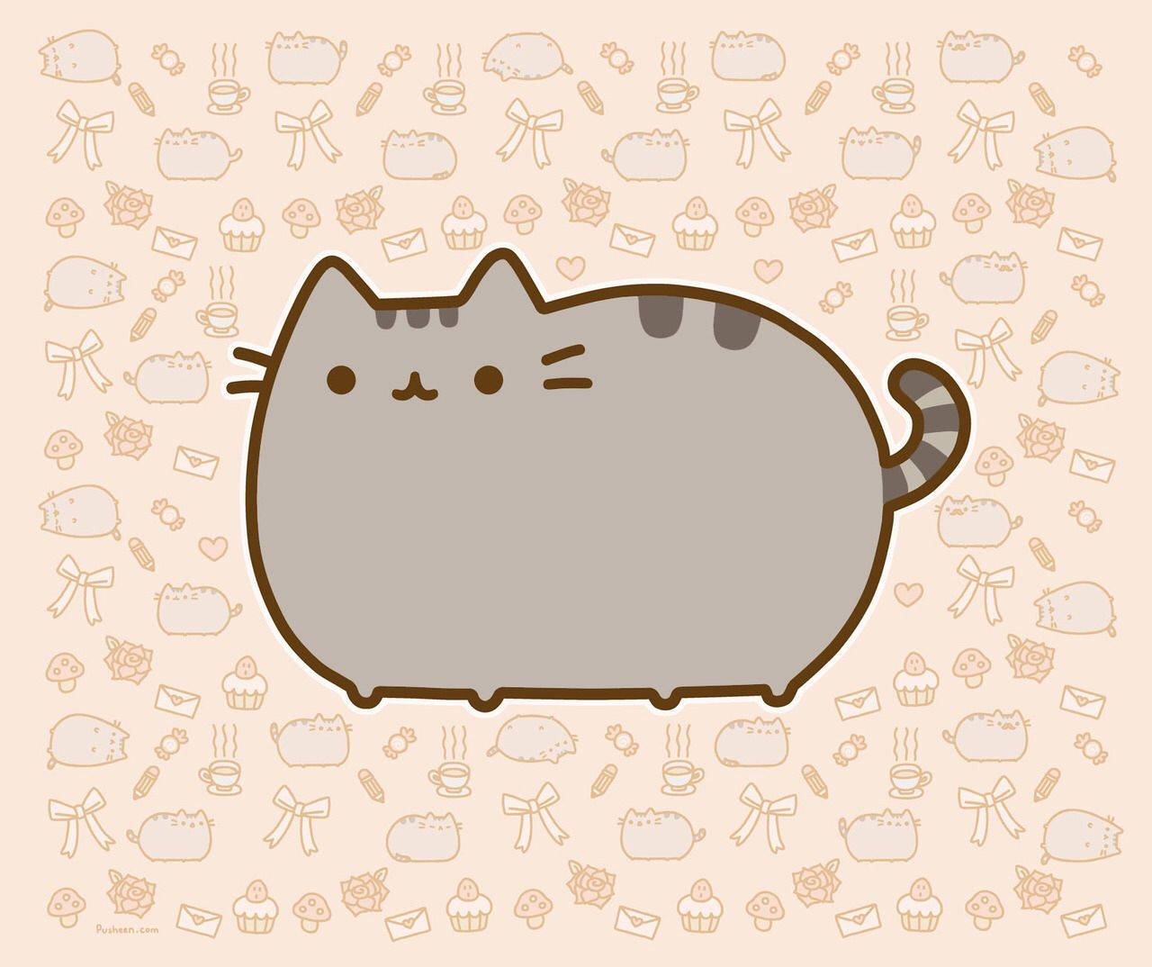 かわいいiPadプシーンキャット 壁紙