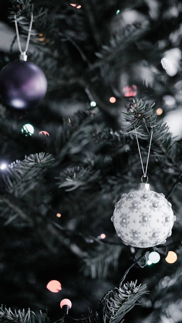 かわいいおしゃれなクリスマスボール 壁紙