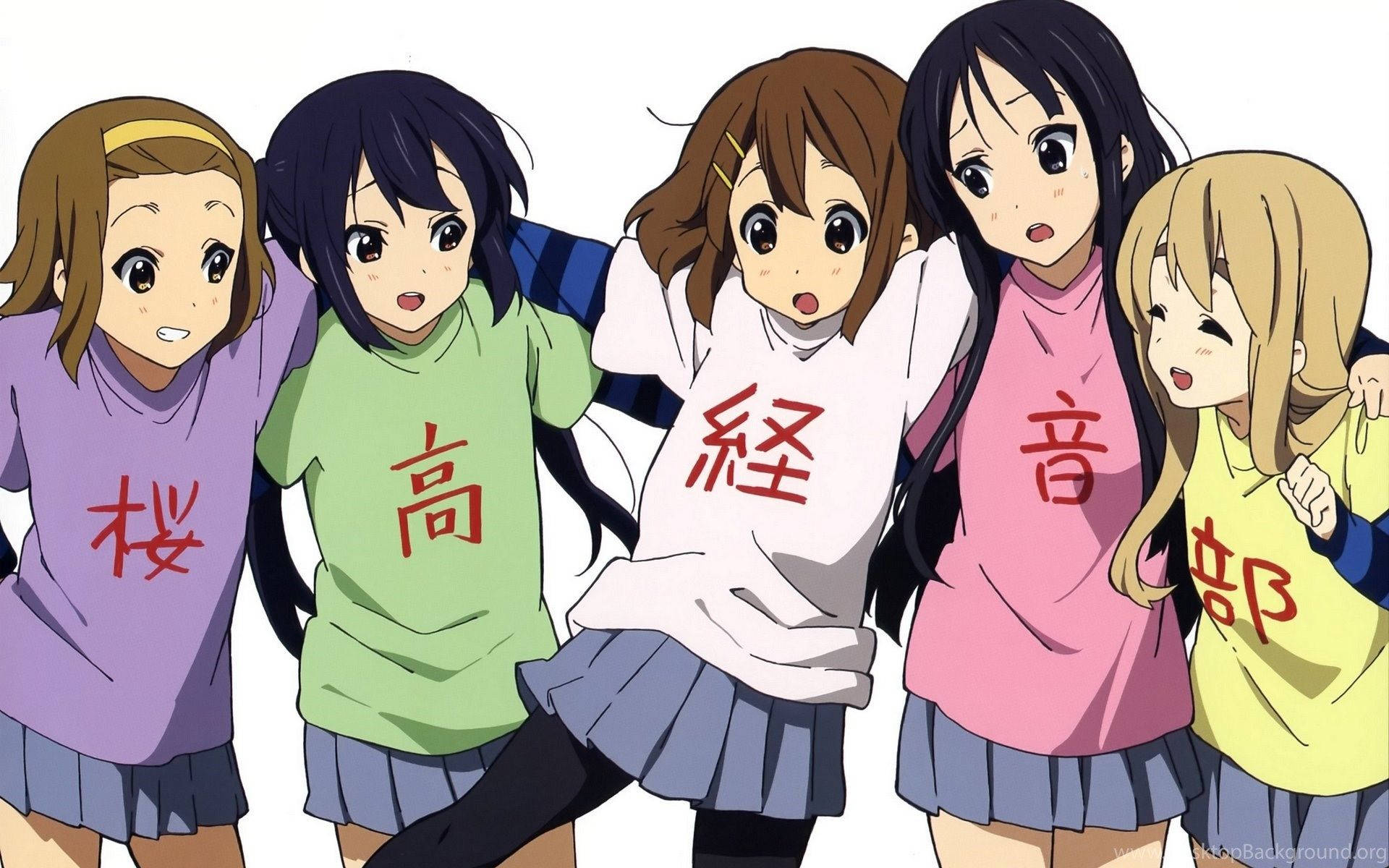 かわいいアニメ「けいおん！」キャラクター 壁紙